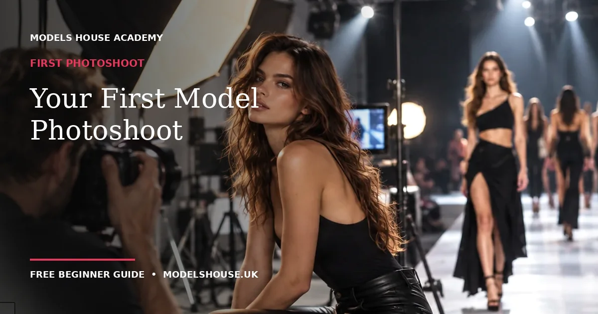 first model photoshoot - Models House Academy
